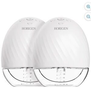 Horigen 2 Pk Wearable Breast Pump - XN/MD-2267A Plus - White